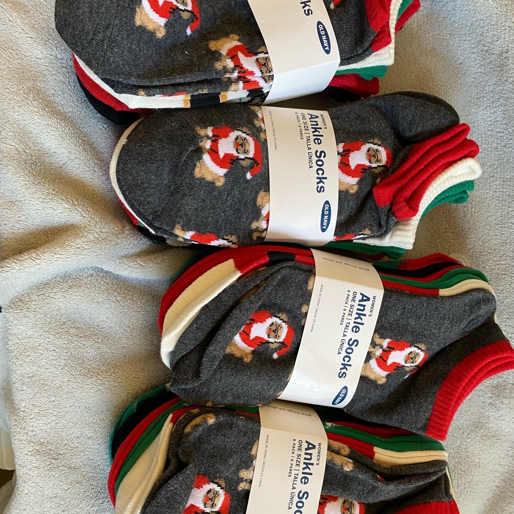 Xmas ankle socks